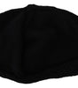 Dolce & Gabbana Elegant Black Virgin Wool Beanie Hat