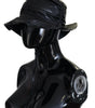 Dolce & Gabbana Sleek Black Bucket Cap with Logo Detail