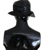 Dolce & Gabbana Sleek Black Bucket Cap with Logo Detail