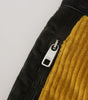 Dolce & Gabbana Black Yellow Cotton Men Pants