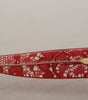 Dolce & Gabbana Red DG4231F Lace Acetate Rectangle Shades Sunglasses