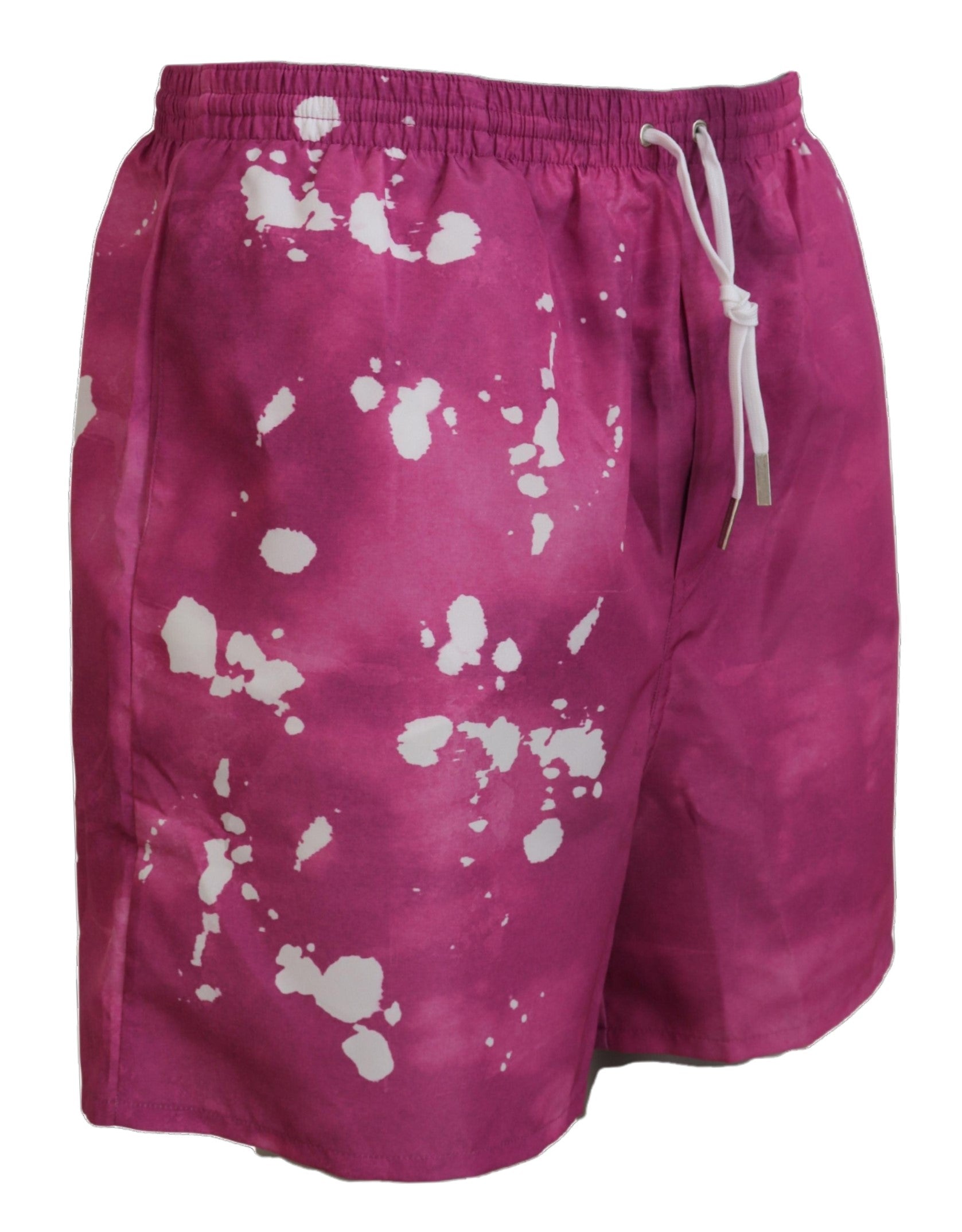 Boxer de bain rose tie-dye Dsquared²