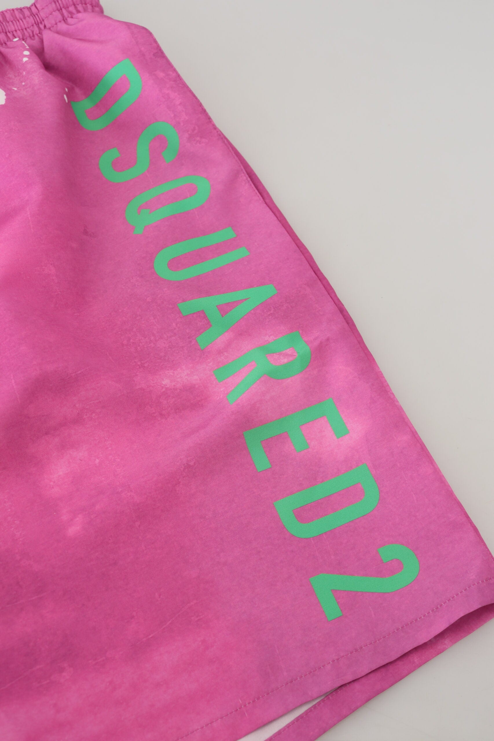 Boxer de bain rose tie-dye Dsquared²