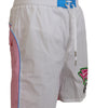 Dsquared² Chic White & Pink Print Swim Shorts