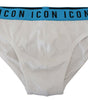 Slip élégant en coton stretch blanc Dsquared²