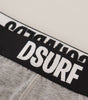 Slip élégant en coton stretch gris Dsquared²