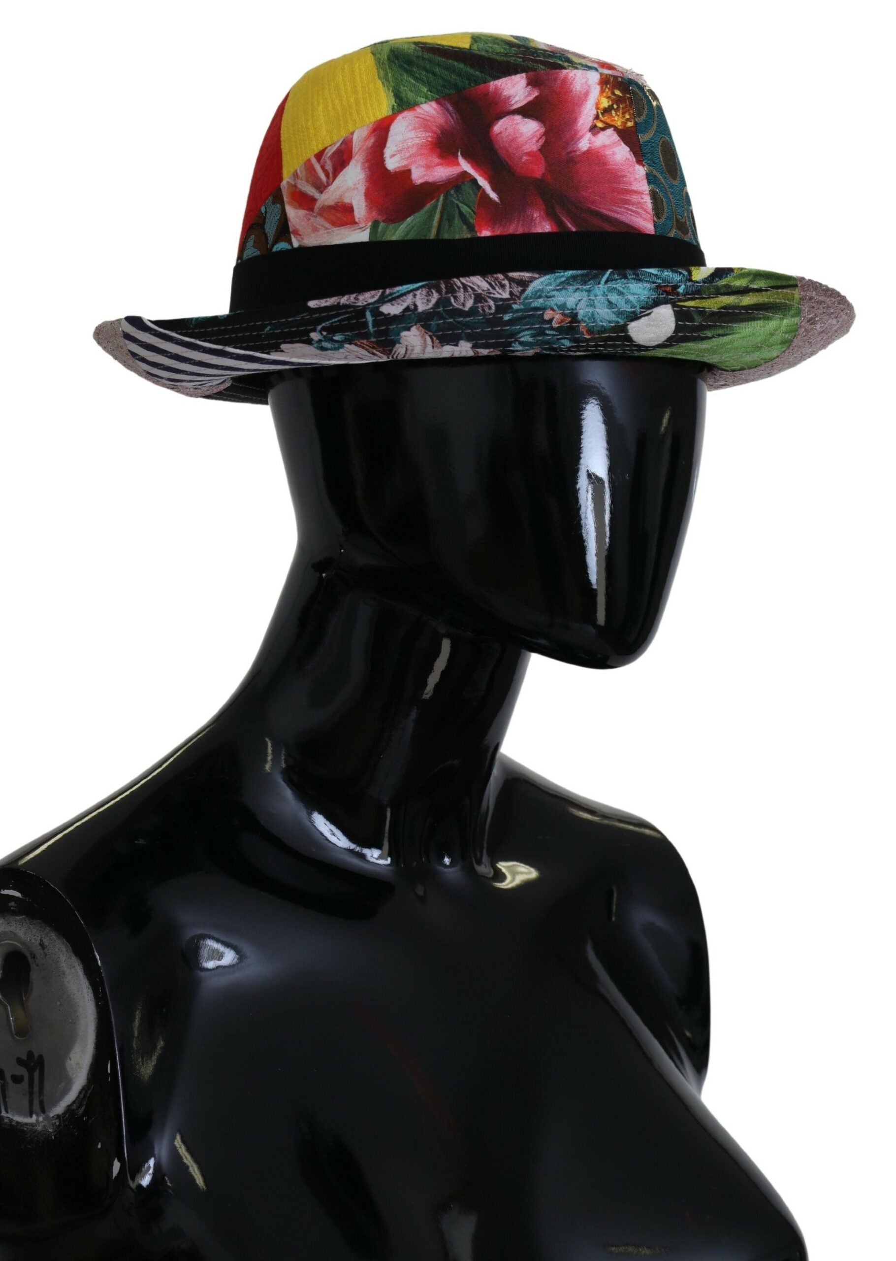Dolce &amp; Gabbana Eclectic Chic Multicolor Fedora Cap
