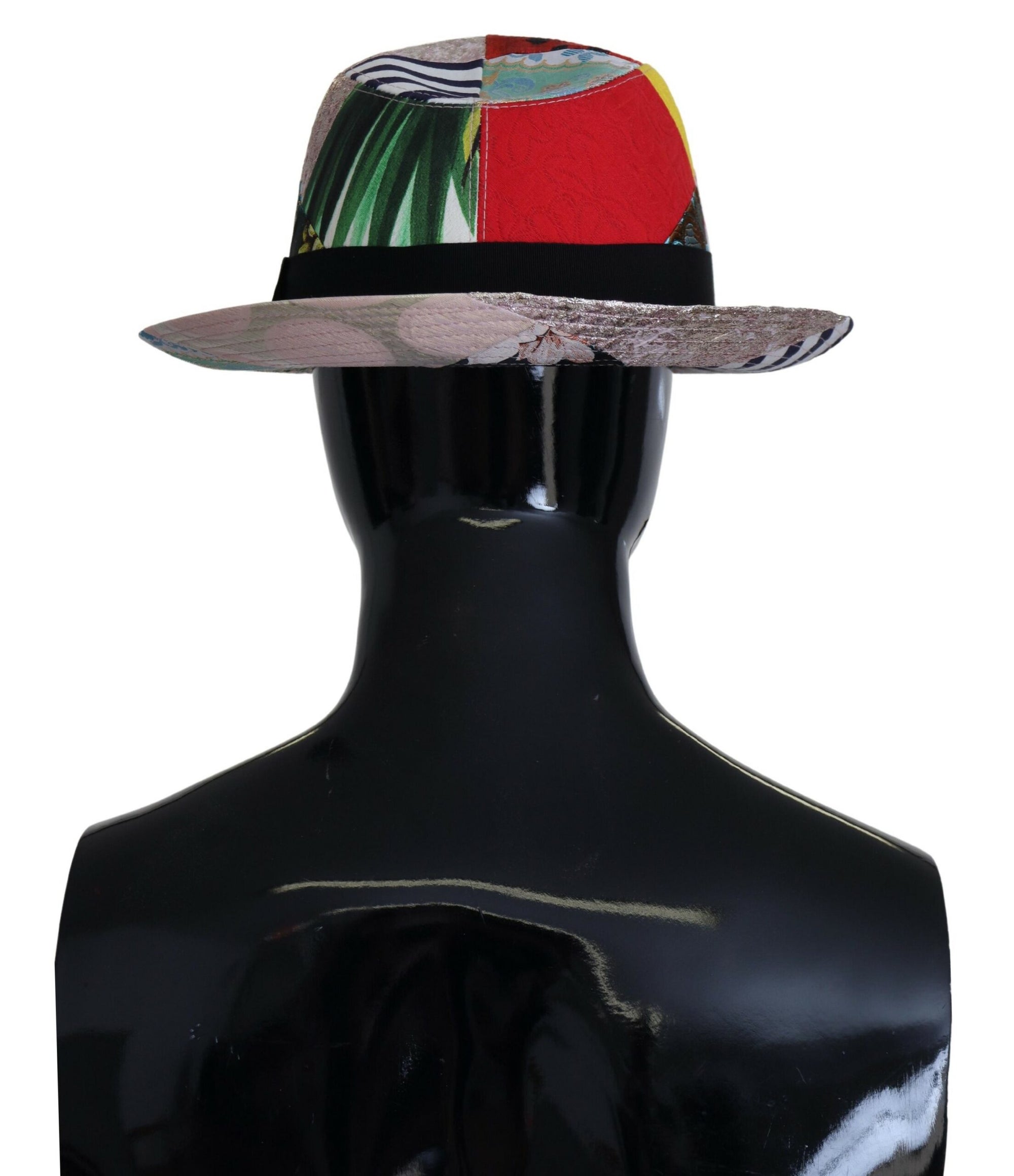 Dolce &amp; Gabbana Eclectic Chic Multicolor Fedora Cap