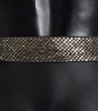 Dolce & Gabbana Multicolor Wide Crystal Buckle Sequined Belt