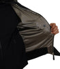 Dolce & Gabbana Black Nylon Hooded Full Zip Men Coat Jacket
