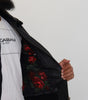 Dolce & Gabbana Black Lamb Leather Collared Men Coat Jacket