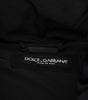 Dolce & Gabbana Black Sleeveless DG Metal Embellishment Jacket