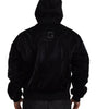Dolce & Gabbana Black Nylon Hooded Full Zip Bomber Jacket