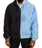 Dolce & Gabbana Black Blue DG Hooded Full Zip Men Jacket