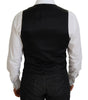 Dolce & Gabbana Black Virgin Wool Waistcoat Formal Vest