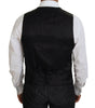 Dolce & Gabbana Black Virgin Wool Waistcoat Formal Vest