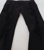 Dolce & Gabbana Black Slim Fit Tattered Denim Cotton Jeans