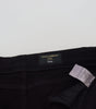 Dolce & Gabbana Black Slim Fit Tattered Denim Cotton Jeans