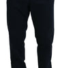 Dolce & Gabbana Blue Cotton Dress Formal Men Pants