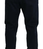 Dolce & Gabbana Blue Cotton Dress Formal Men Pants