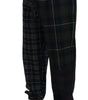 Dolce & Gabbana Multicolor Checkered Wool Men Jogger Pants