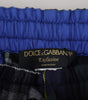 Dolce & Gabbana Multicolor Checkered Wool Men Jogger Pants