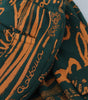 Dolce & Gabbana Multicolor Logo Print Silk Cargo Jogger Pants