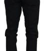 Dolce & Gabbana Black Wool Chino Dress Formal Pants