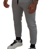 Dolce & Gabbana Gray Polyester Sweatpants Jogger Pants