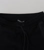 Dolce & Gabbana Black Polyester Skinny Jogger Men Pants