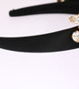 Dolce & Gabbana Black Crystal White Hair Parrucchiera Headband Diadem