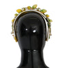 Dolce & Gabbana Yellow Lemons Sicily Crystal Diadem Tiara Headband