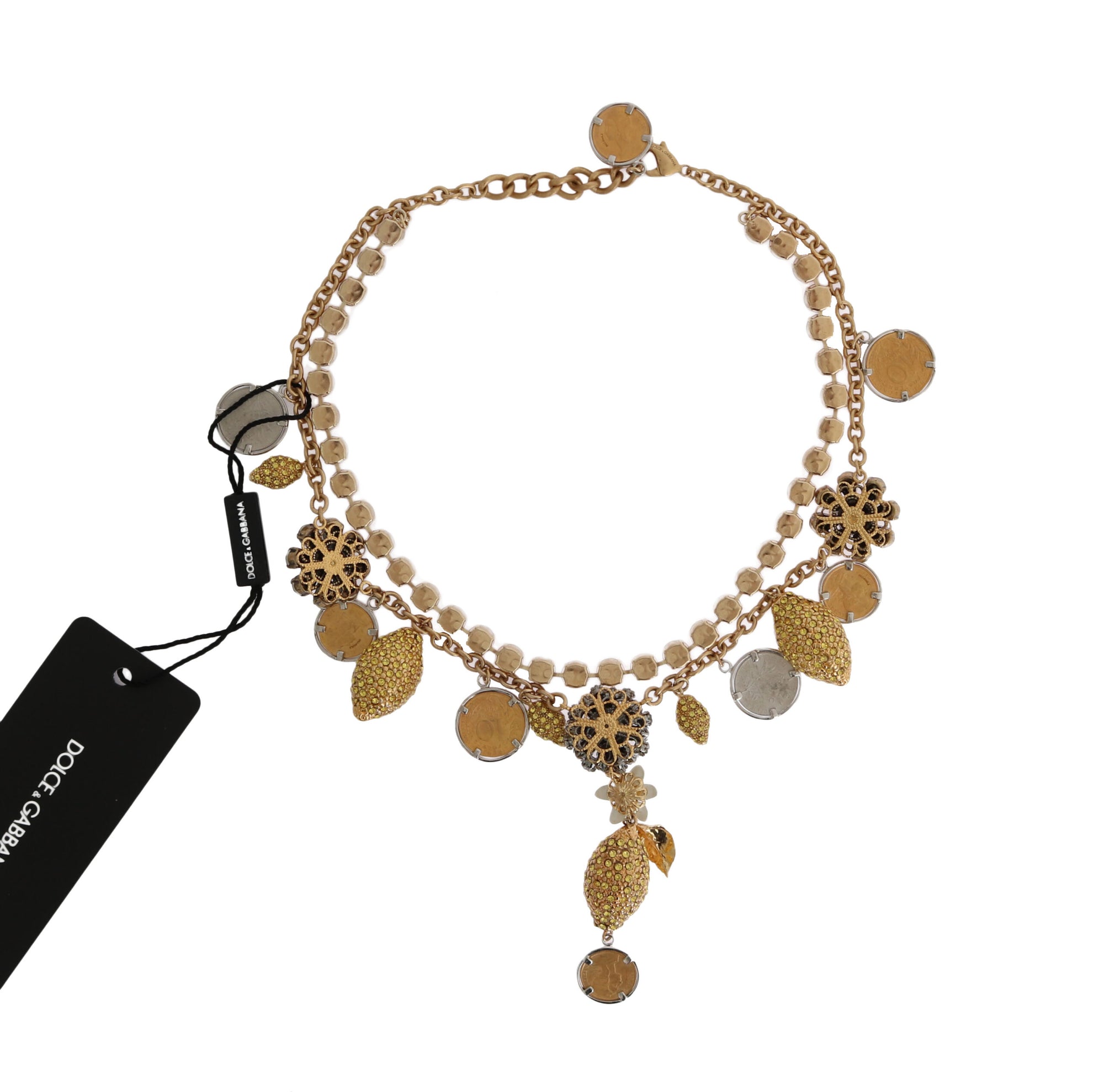 Collier élégant plaqué or Dolce &amp; Gabbana
