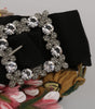 Dolce & Gabbana Multicolor Tiara Floral Crystal Bow Diadem Headband