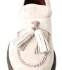Dolce & Gabbana Ivory Suede Leather Men Espadrille Shoes