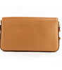 Burberry Grace Petit sac à main à rabat en cuir lisse muscade