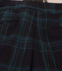 Dolce & Gabbana Blue Purple Plaid Wool Trousers Pants