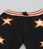 Dolce & Gabbana Black Orange Star Trousers Sport Pants