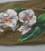 Dolce & Gabbana Beige Cotton Stretch Floral Chinos Pants