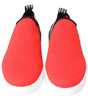 Dolce & Gabbana Red White Flat Sneakers Loafers Shoes