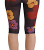 Dolce &amp; Gabbana Elegant Floral Print High Waist Leggings