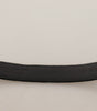 Dolce & Gabbana Black Casual Velvet Silver Metal Logo Buckle Belt