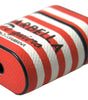 Dolce & Gabbana Orange Stripe Dauphine Leather Logo Strap Airpod Case