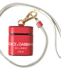 Étui élégant pour Airpods en cuir de veau rouge Dolce & Gabbana