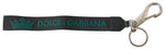 Porte-clés Dolce & Gabbana Chic Crown avec logo en caoutchouc