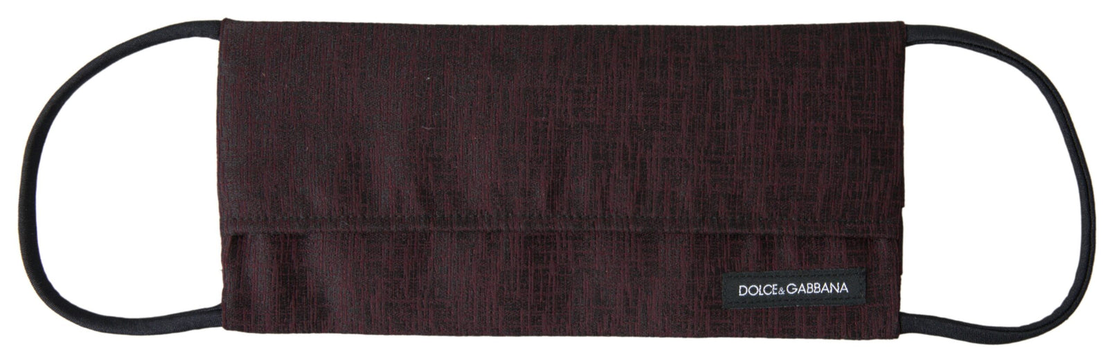 Masque élégant marron Dolce & Gabbana avec logo