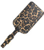 Dolce & Gabbana Multicolor Leopard Dauphine Leather DG Logo Luggage Tag