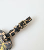 Dolce & Gabbana Multicolor Leopard Dauphine Leather DG Logo Luggage Tag