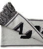 Dolce & Gabbana Gray Cashmere Knitted Wrap Shawl Fringe Scarf