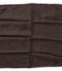 Dolce & Gabbana Brown Patterned Silk Square Handkerchief Scarf
